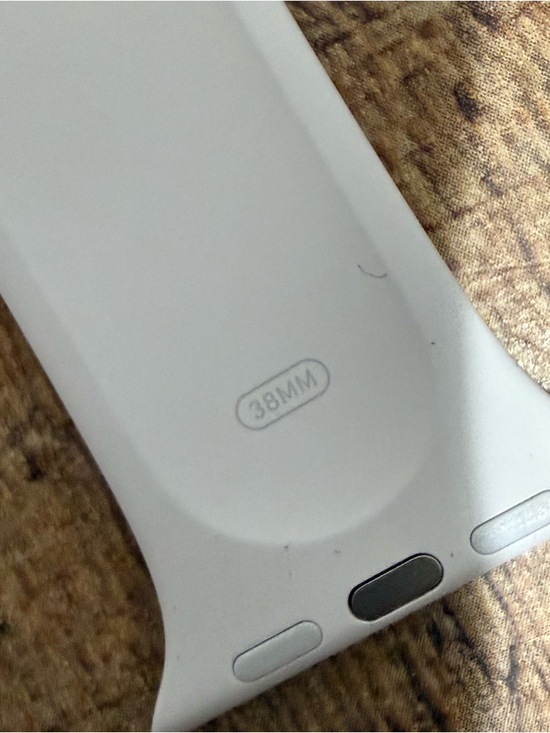 Apple 38mm Sport Band for Apple Watch 38 MM S/m M/L White - Picture 5 of 6